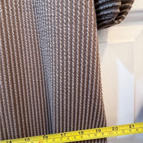 Entro Taupe Ribbed Midi Dress - Picture 4 of 5